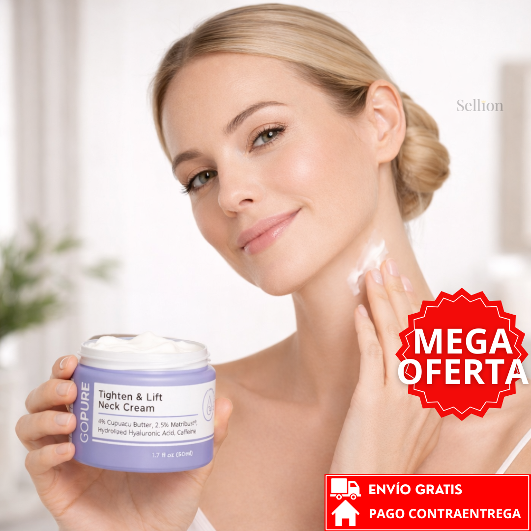 Gopure™: Crema Reafirmante para Cuello – Efecto Tensor y Apariencia Más Firme