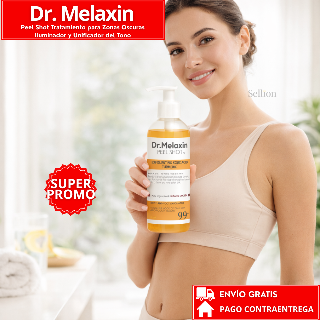 Dr. Melaxin™: Peel Shot Tratamiento para Zonas Oscuras Iluminador y Unificador del Tono