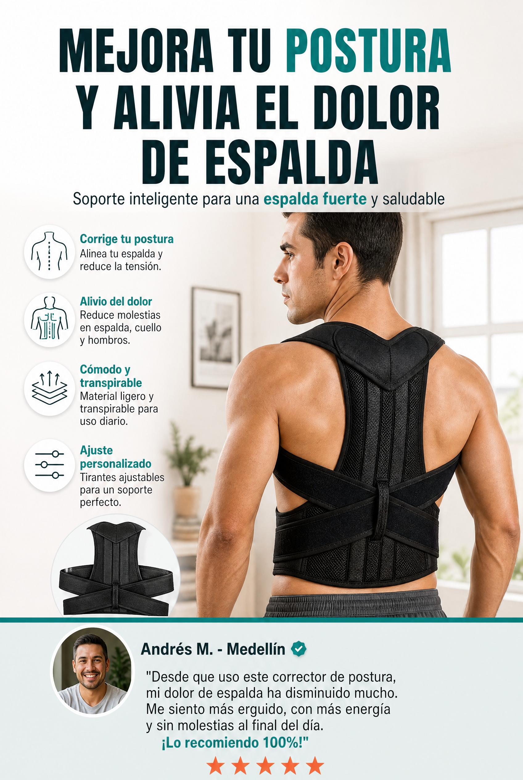 Corrector de Postura - testimonios